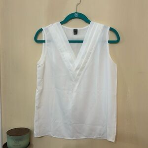 White Blouse Tank Top